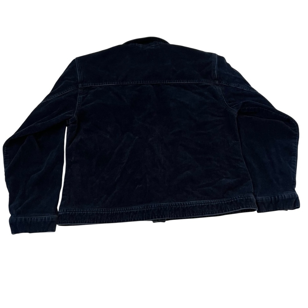 Cabela's Women's Small Navy Corduroy Jacket Button Front Stretch Trucker - Picture 5 of 7